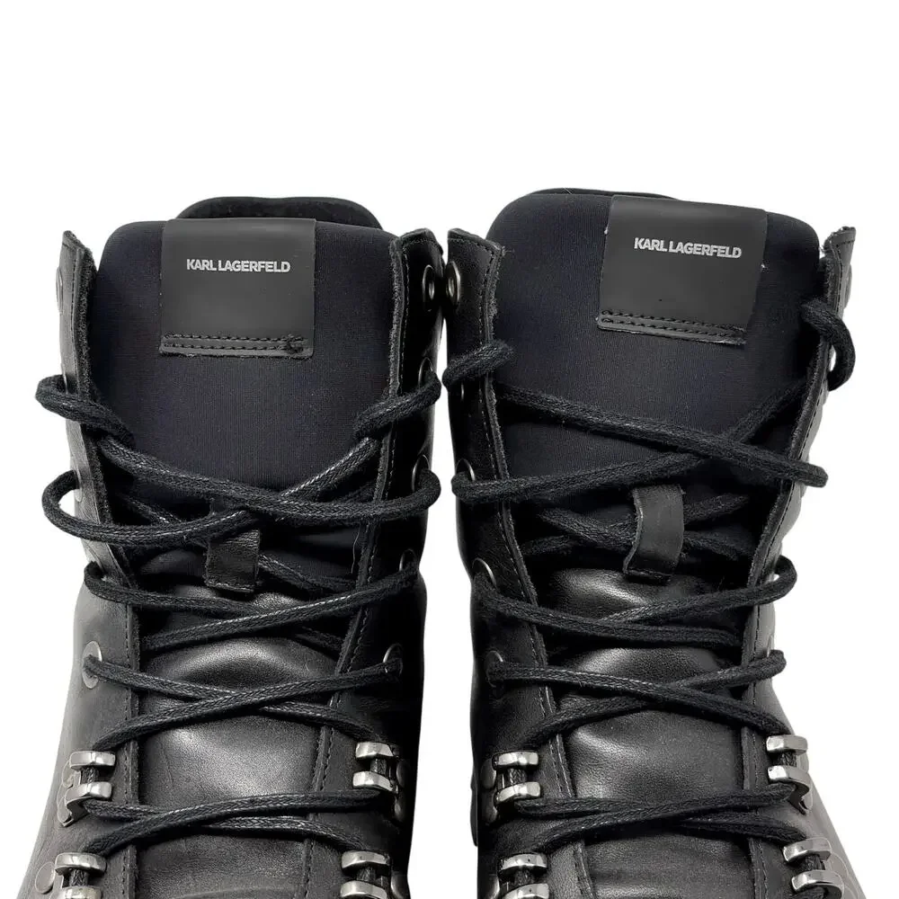 Karl Lagerfeld Combat Boots